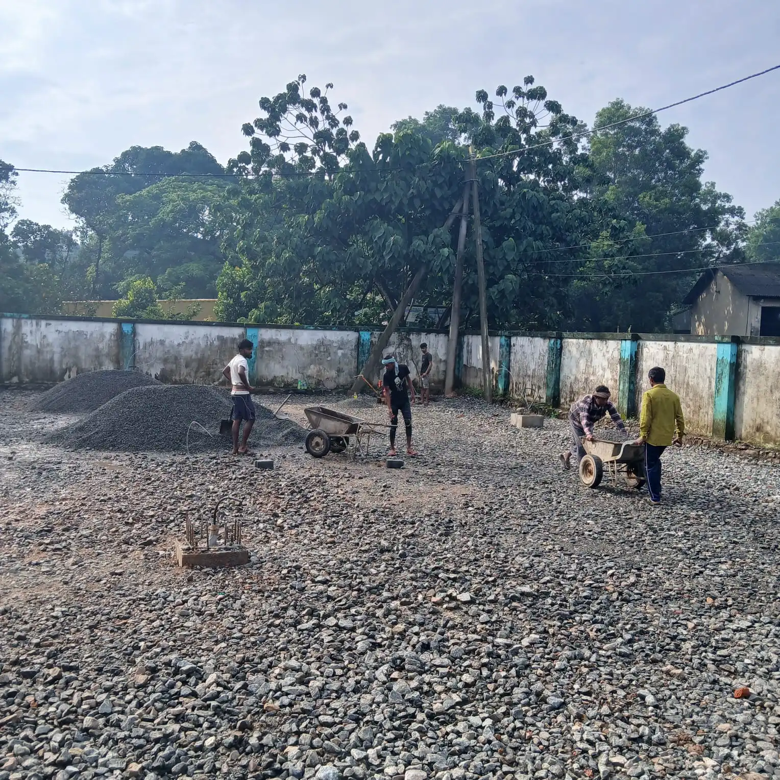 KMRL Kalamassery Paver Tile Work